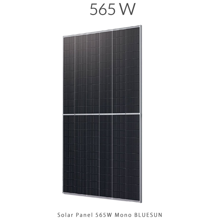 Solar-Panel-565W-Mono-BLUESUN پنل خورشیدی 565 وات مونوکریستال Bluesun