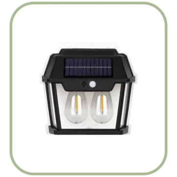 دیوارکوب خورشیدی دو لامپ مدل HW-999-2W