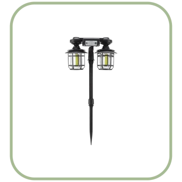 چراغ خورشیدی باغچه ای سنسوردار مدل JD-2217